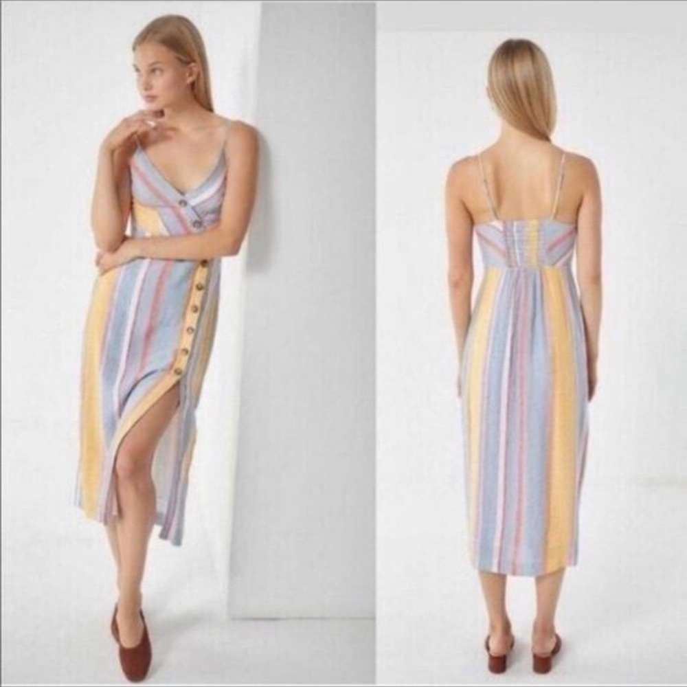 Urban Outfitters Amber Linen  Dress in small